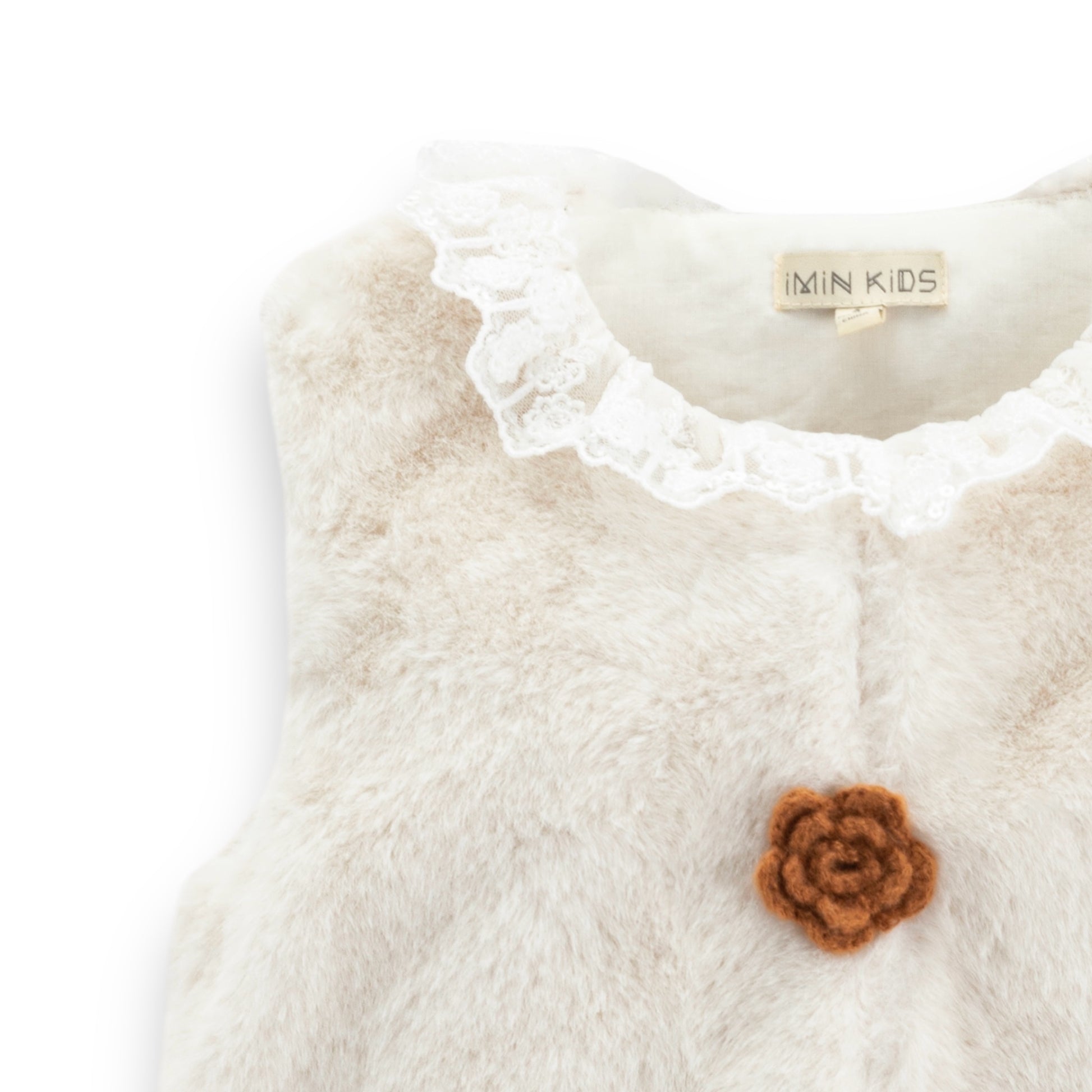 iMiN Kids Faux Fur Gilet