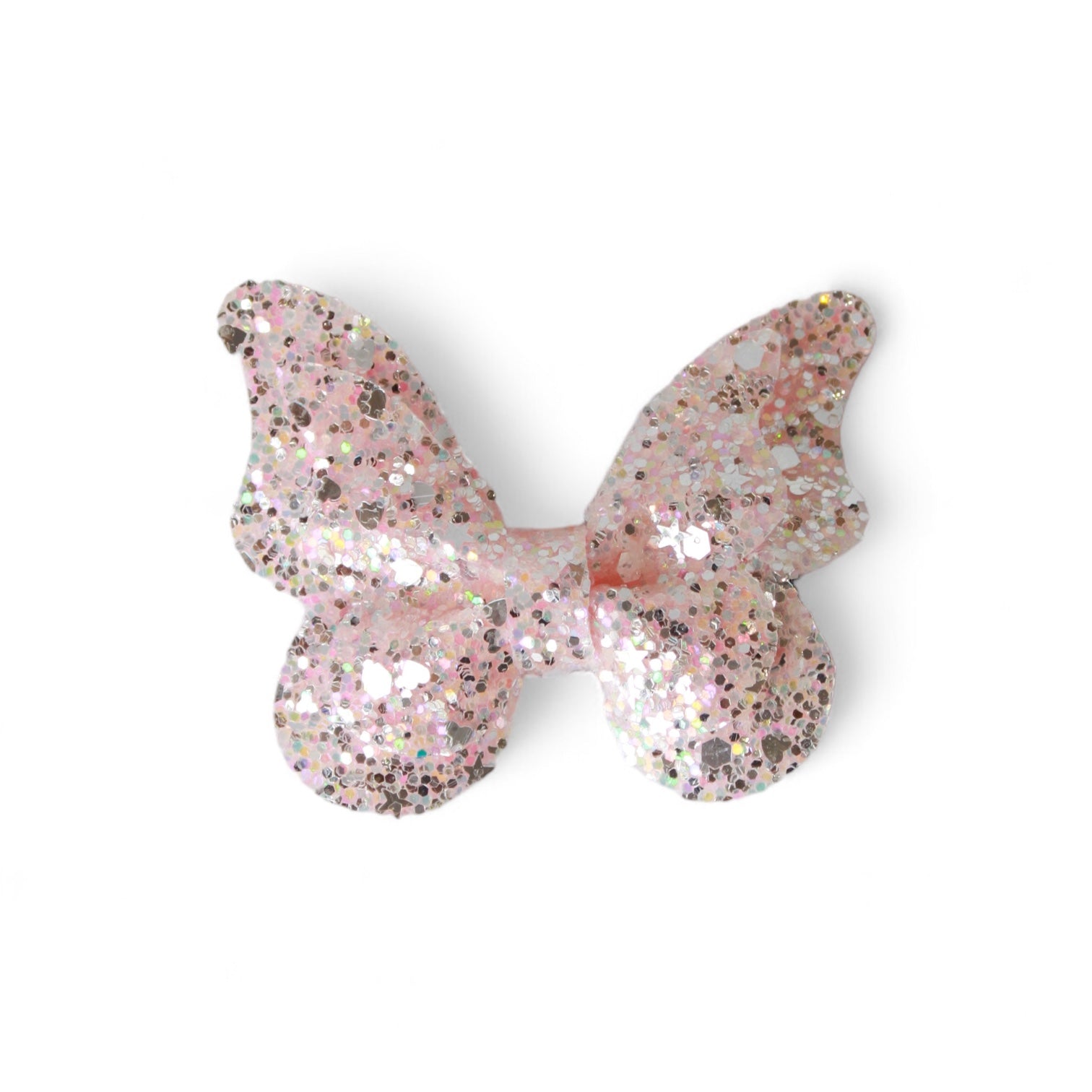 Fairy Wing Sparkling Hair Clip With Pink Sequins