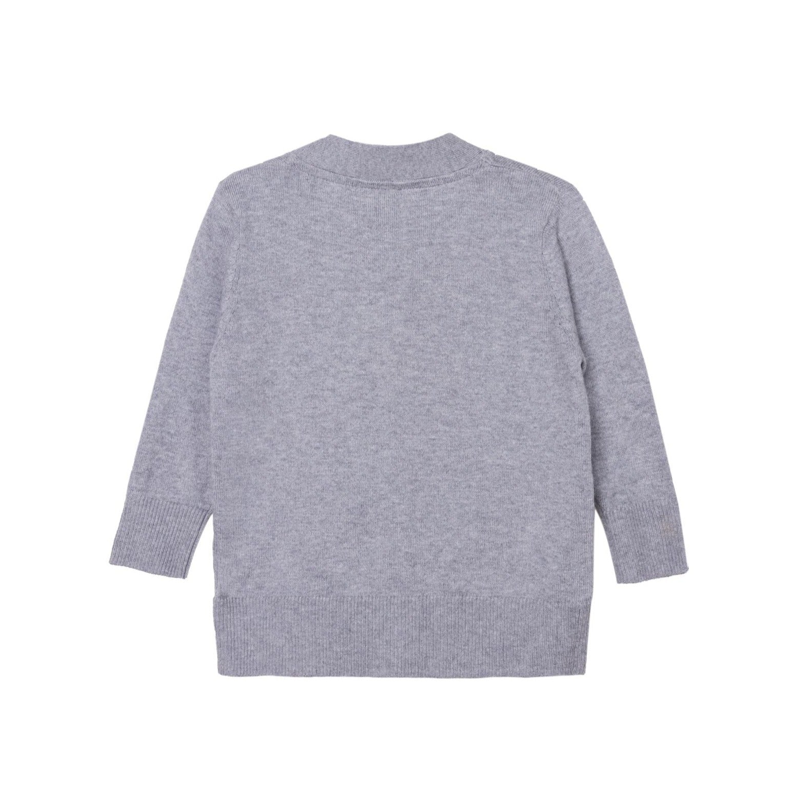 Grey crew neck on sale cardigan