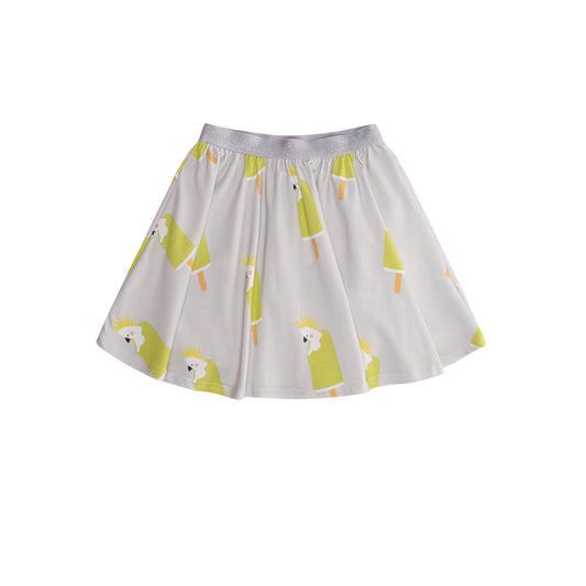 iMiN Kids Girls Skirt Grey Cockatoo